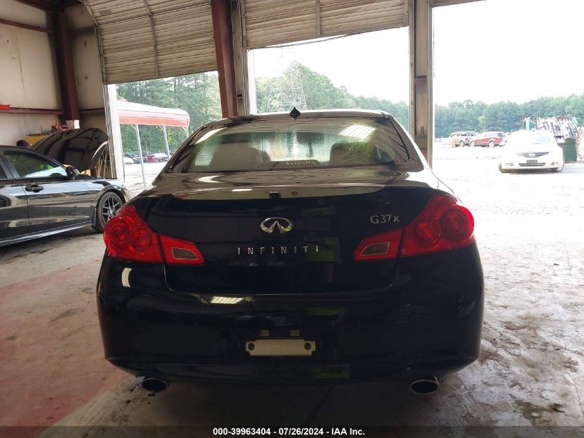 2011 Infiniti G37X VIN: JN1CV6AR2BM410697 Lot: 39963404