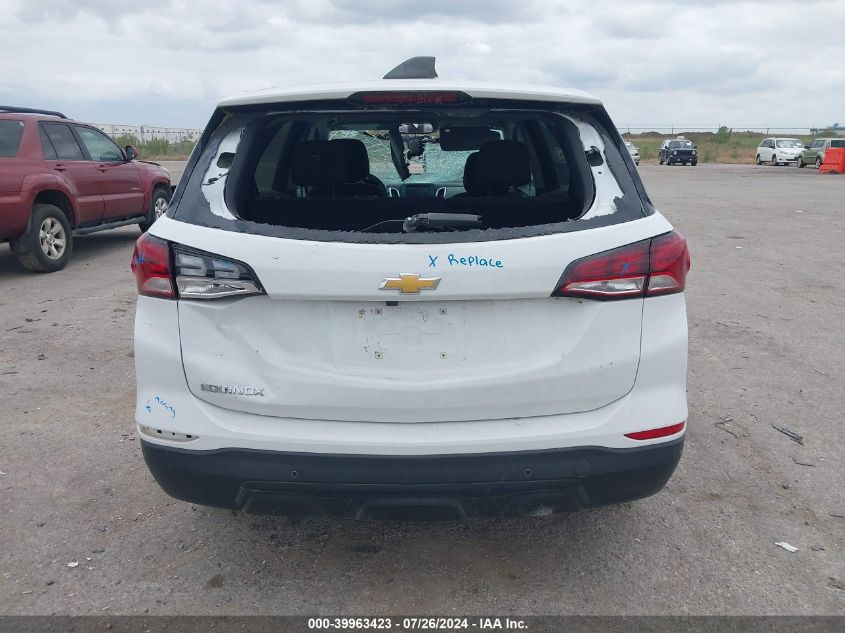 2022 Chevrolet Equinox Fwd Ls VIN: 3GNAXHEV0NS104739 Lot: 39963423