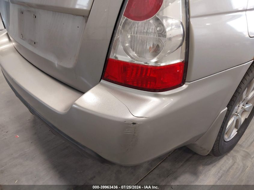 2006 Subaru Forester 2.5X VIN: JF1SG63616H718728 Lot: 39963436