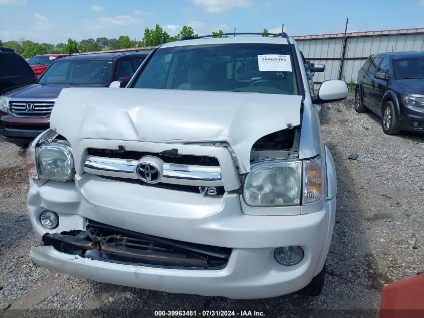 2006 Toyota Sequoia Limited V8 VIN: 5TDBT48A36S259673 Lot: 39963481