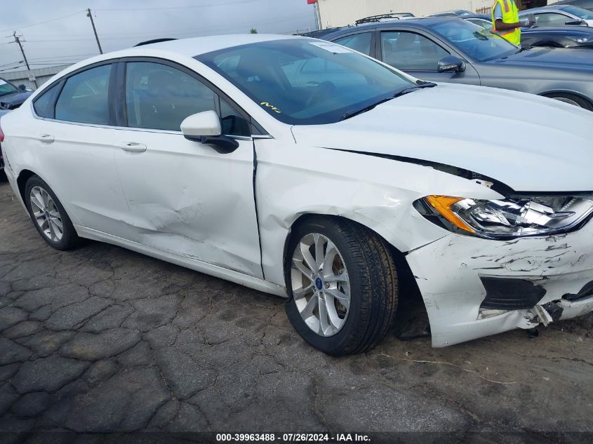 2020 Ford Fusion Hybrid Se VIN: 3FA6P0LU1LR173542 Lot: 39963488