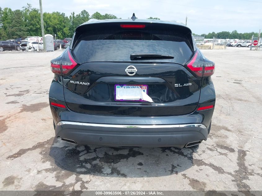 2020 Nissan Murano Sl Intelligent Awd VIN: 5N1AZ2CS6LN171499 Lot: 39963506