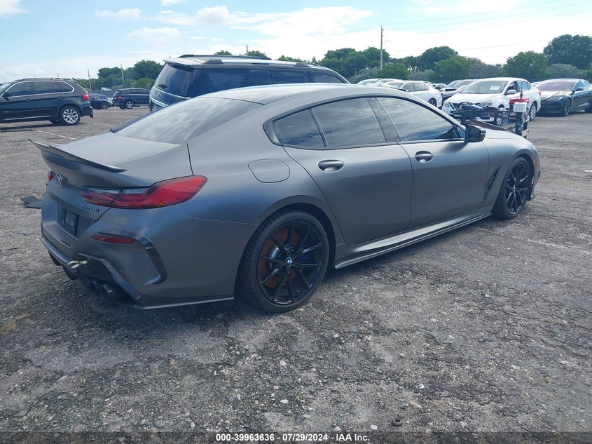 2020 BMW M850I Gtan Coupe VIN: WBAGV8C08LCE42182 Lot: 39963636