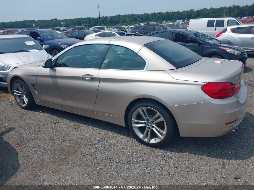 2016 BMW 428I xDrive VIN: WBA3T1C54GP823014 Lot: 39963641