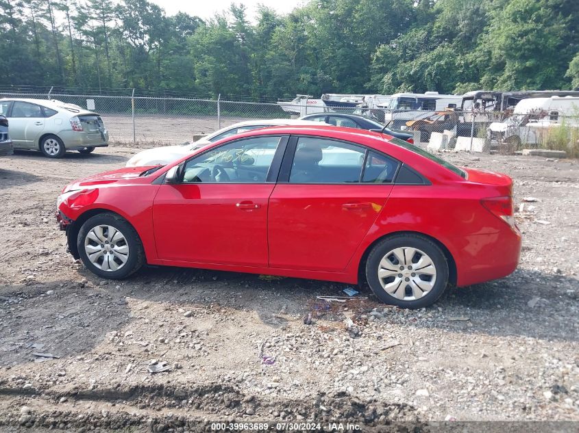 2014 Chevrolet Cruze Ls Auto VIN: 1G1PA5SGXE7168416 Lot: 39963689