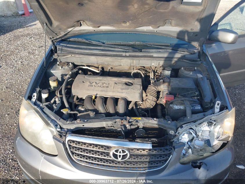 2008 Toyota Corolla Ce/Le/S VIN: 2T1BR32EX8C878657 Lot: 39963712