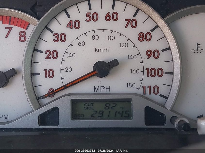 2008 Toyota Corolla Ce/Le/S VIN: 2T1BR32EX8C878657 Lot: 39963712