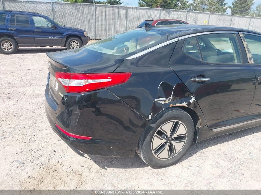 2011 Kia Optima Hybrid Ex VIN: KNAGM4AD4B5006592 Lot: 39963731