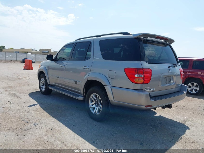 2004 Toyota Sequoia Limited V8 VIN: 5TDBT48A14S230847 Lot: 39963767