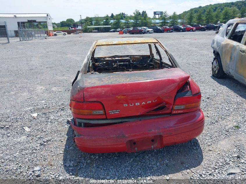 1996 Subaru Impreza L VIN: JF1GC4352TH511614 Lot: 39963786