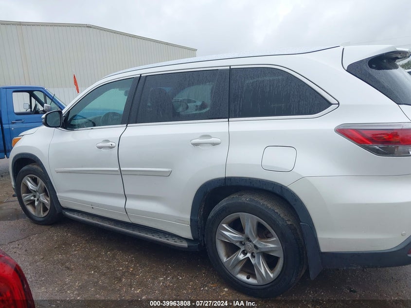 2015 TOYOTA HIGHLANDER LIMITED PLATINUM V6 - 5TDYKRFH4FS115138