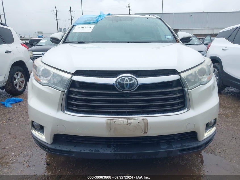 2015 TOYOTA HIGHLANDER LIMITED PLATINUM V6 - 5TDYKRFH4FS115138
