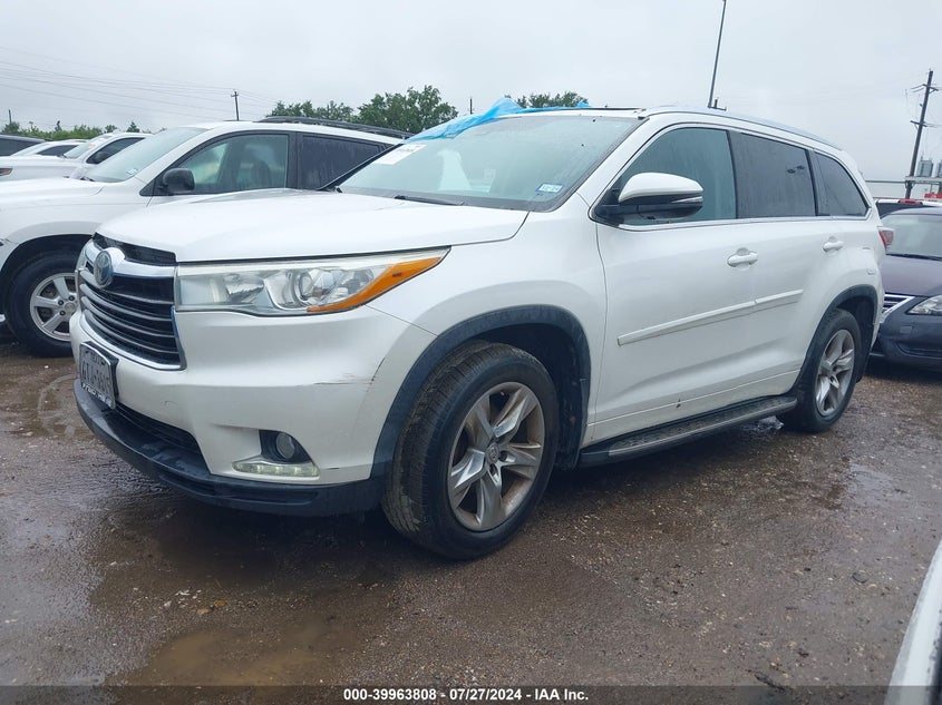 2015 TOYOTA HIGHLANDER LIMITED PLATINUM V6 - 5TDYKRFH4FS115138