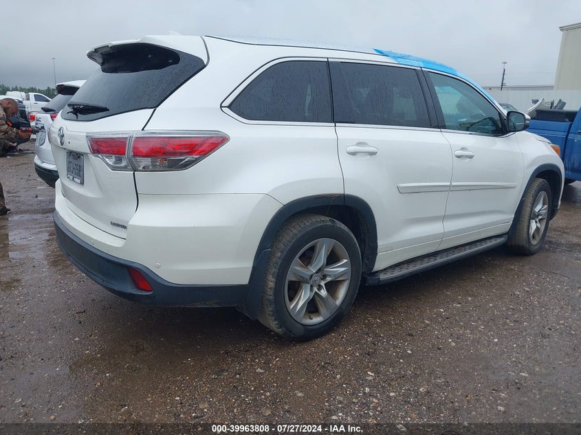 2015 TOYOTA HIGHLANDER LIMITED PLATINUM V6 - 5TDYKRFH4FS115138