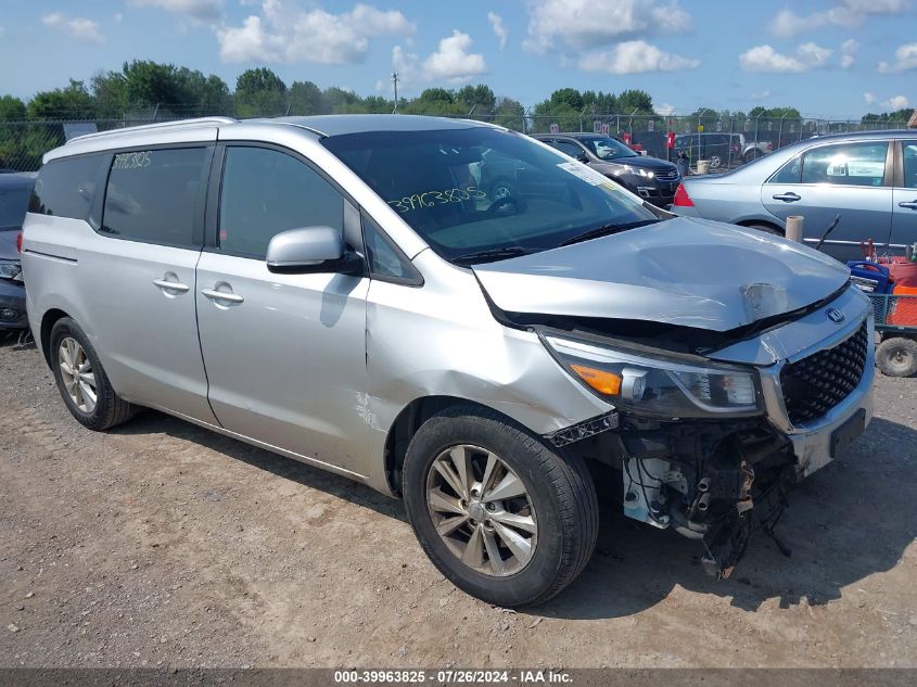 2016 Kia Sedona Lx VIN: KNDMB5C11G6197216 Lot: 39963825