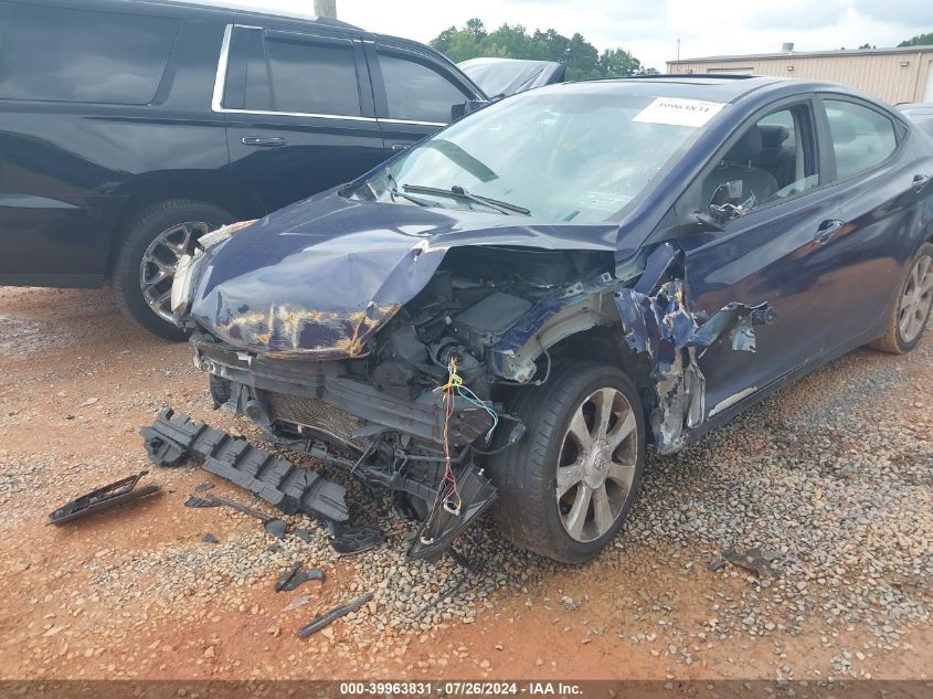 2012 Hyundai Elantra Limited VIN: 5NPDH4AE4CH094791 Lot: 39963831