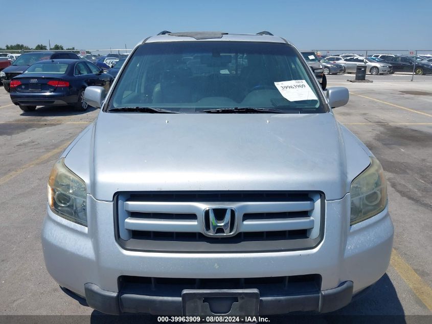 2007 Honda Pilot Ex-L VIN: 5FNYF28507B002324 Lot: 39963909