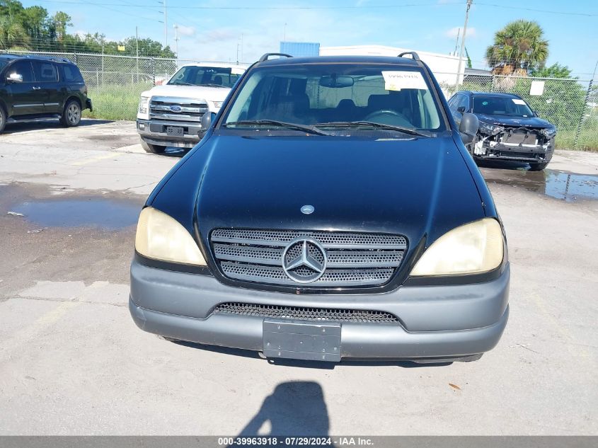 1999 Mercedes-Benz Ml 320 VIN: 4JGAB54E6XA139616 Lot: 39963918