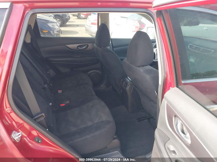 2016 Nissan Rogue Sv VIN: 5N1AT2MV5GC847596 Lot: 39963944