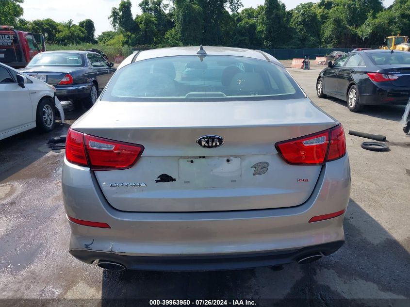 2015 Kia Optima Lx VIN: 5XXGM4A71FG377854 Lot: 39963950