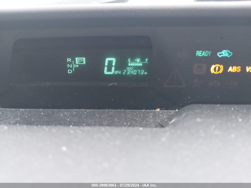 2009 Toyota Prius VIN: JTDKB20U893527653 Lot: 39963963