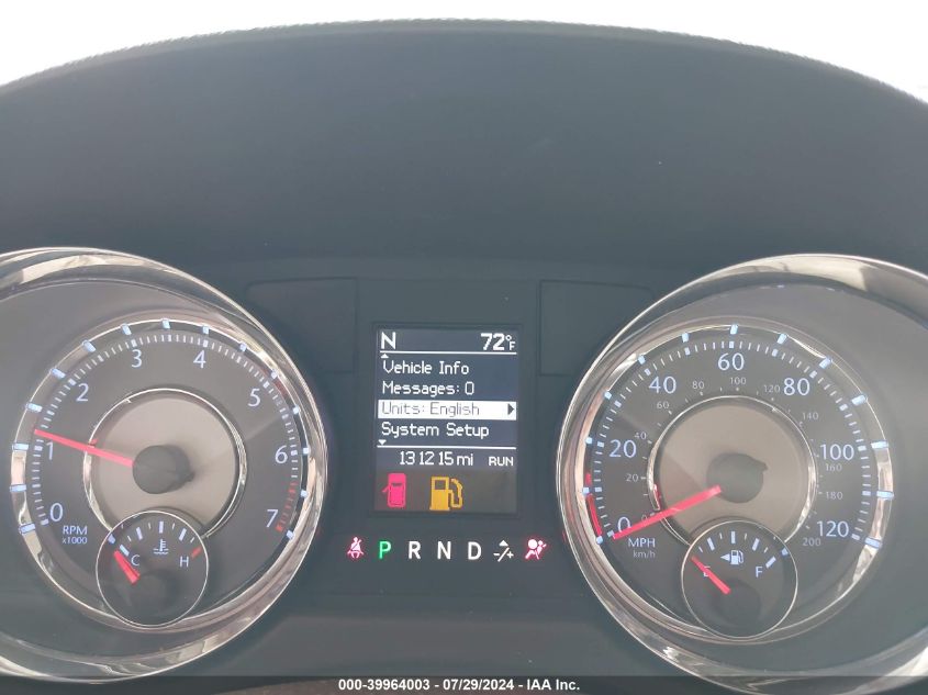 2012 Chrysler Town & Country Touring-L VIN: 2C4RC1CG3CR137845 Lot: 39964003