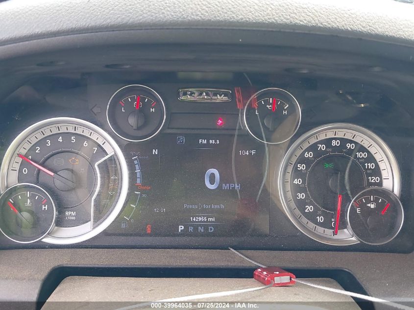 2014 Ram 1500 Big Horn VIN: 1C6RR7GG2ES282492 Lot: 39964035