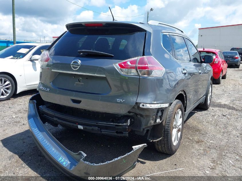 2014 Nissan Rogue S/Sl/Sv VIN: 5N1AT2MT6EC869344 Lot: 39964036