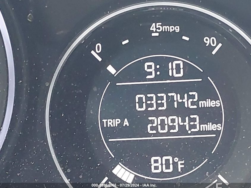 2021 Honda Hr-V Awd Lx VIN: 3CZRU6H33MM732570 Lot: 39964065