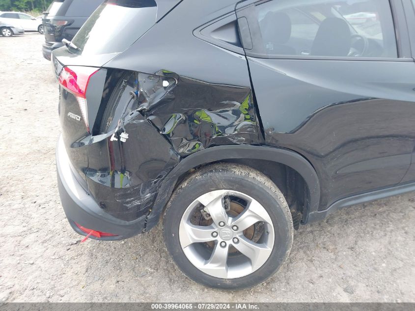 2021 Honda Hr-V Awd Lx VIN: 3CZRU6H33MM732570 Lot: 39964065