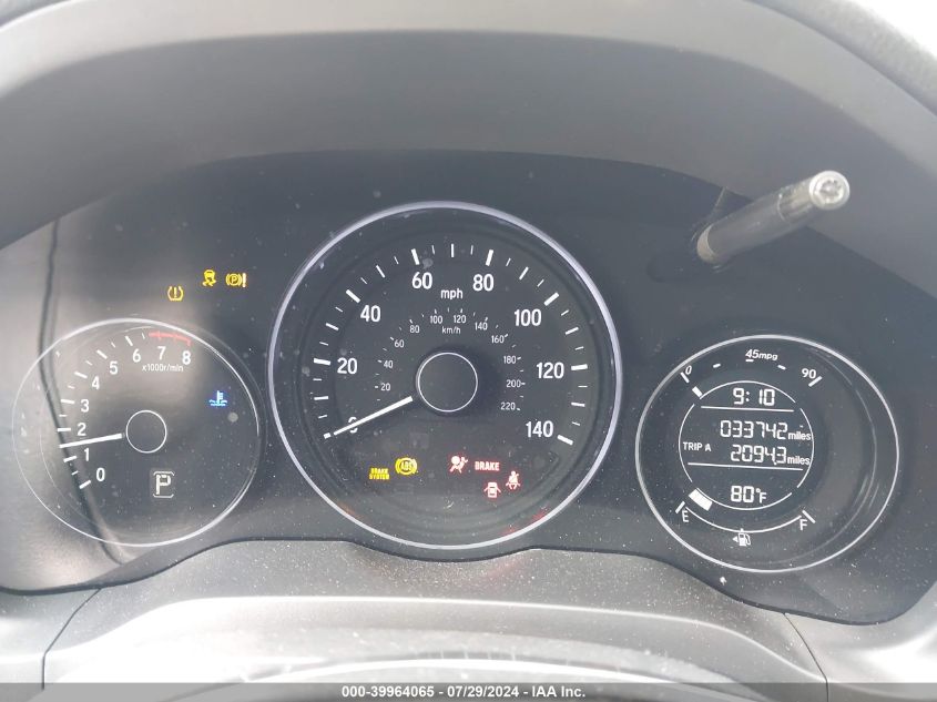 2021 Honda Hr-V Awd Lx VIN: 3CZRU6H33MM732570 Lot: 39964065