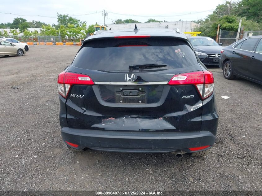 2022 Honda Hr-V Awd Ex-L VIN: 3CZRU6H72NM726201 Lot: 39964073