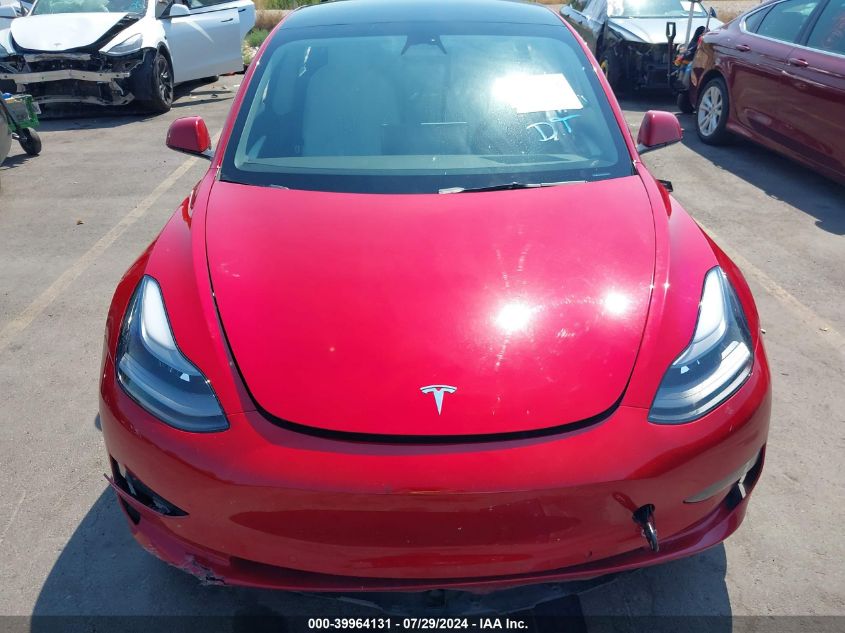 2022 Tesla Model 3 VIN: 5YJ3E1EB6NF265853 Lot: 39964131