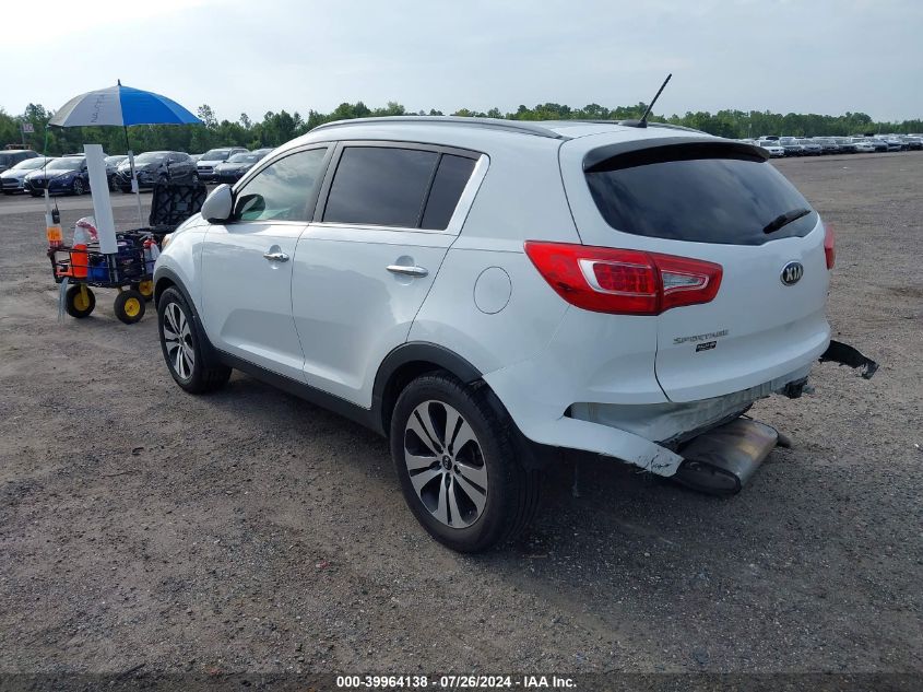 2013 Kia Sportage Ex VIN: KNDPC3A26D7518909 Lot: 39964138