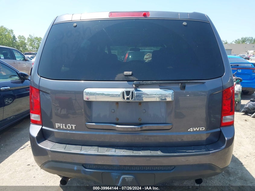 2015 Honda Pilot Lx VIN: 5FNYF4H20FB019186 Lot: 39964144