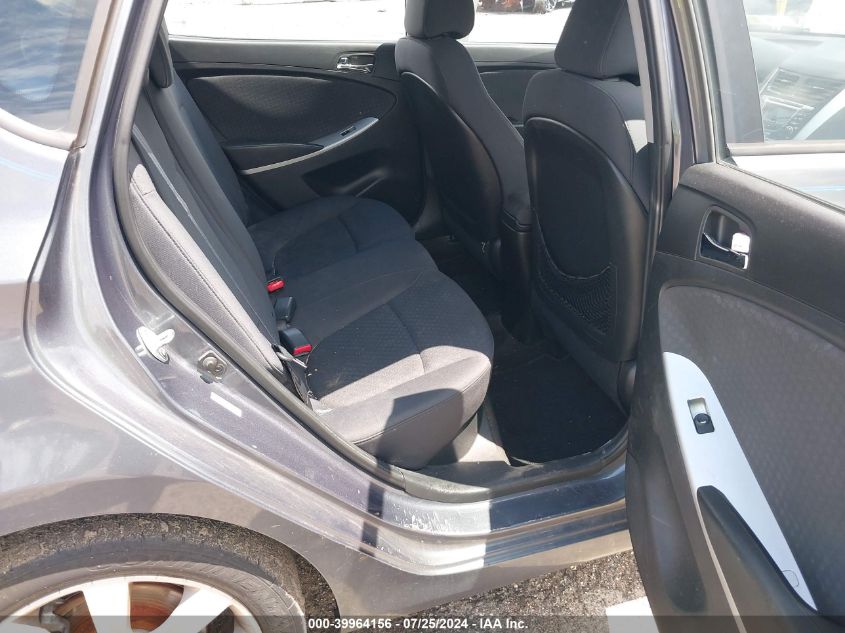 2013 Hyundai Accent Se VIN: KMHCU5AE4DU087856 Lot: 39964156