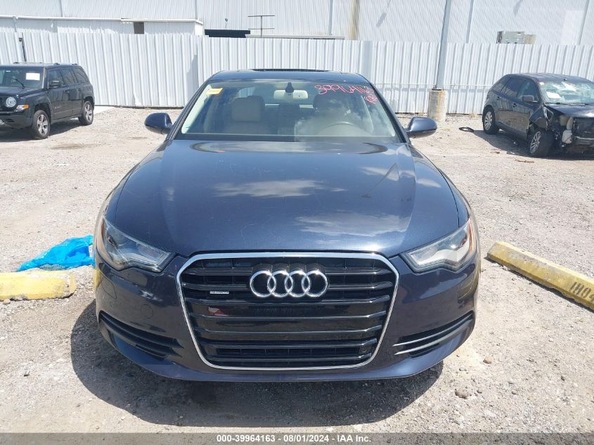 2014 Audi A6 3.0T Premium Plus VIN: WAUFGAFC4EN071125 Lot: 39964163