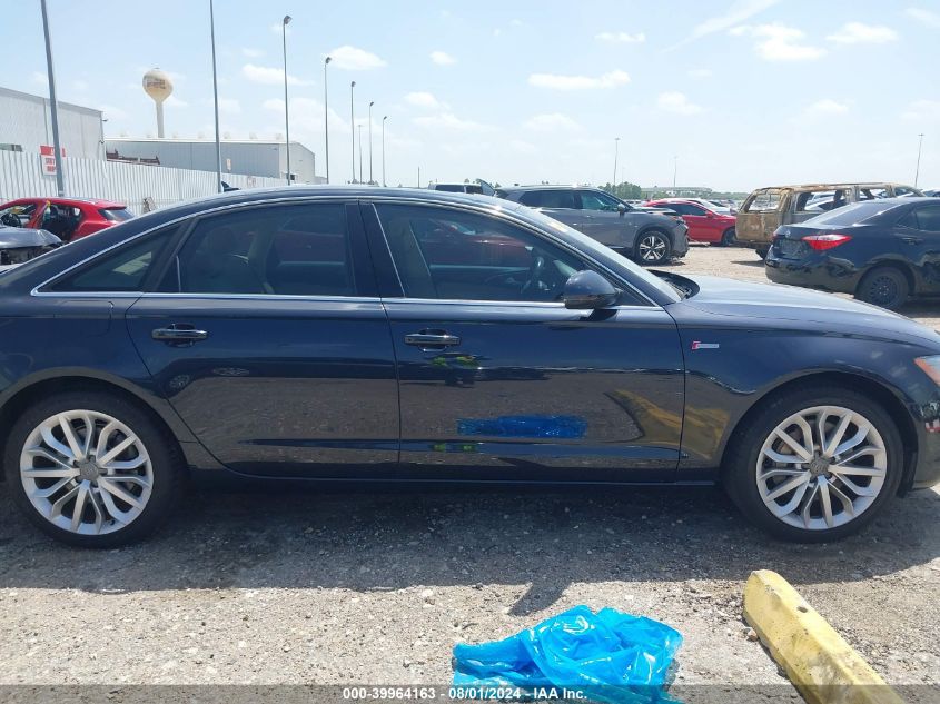 2014 AUDI A6 3.0T PREMIUM PLUS - WAUFGAFC4EN071125