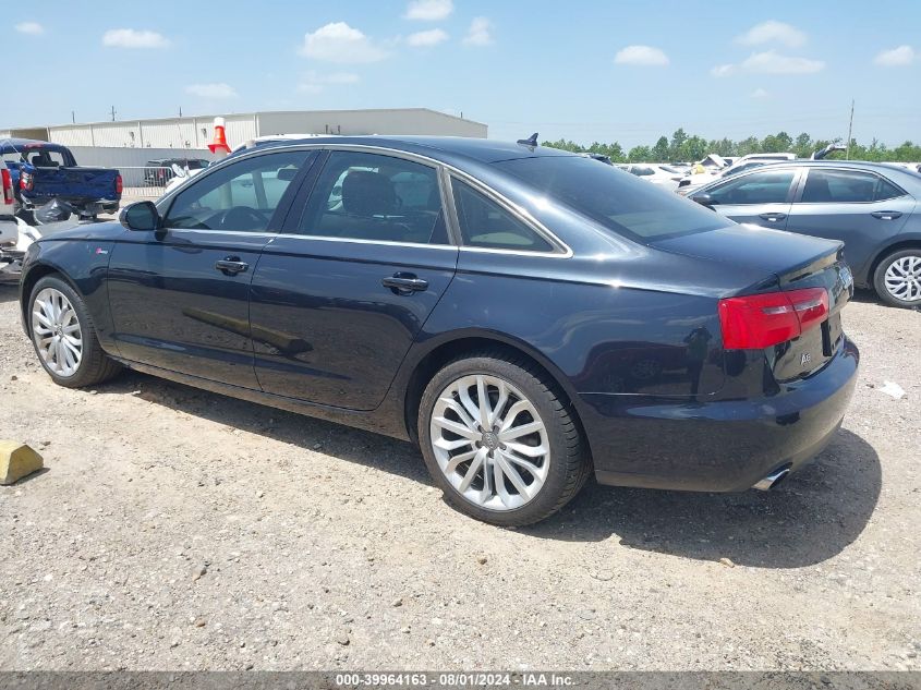 2014 AUDI A6 3.0T PREMIUM PLUS - WAUFGAFC4EN071125