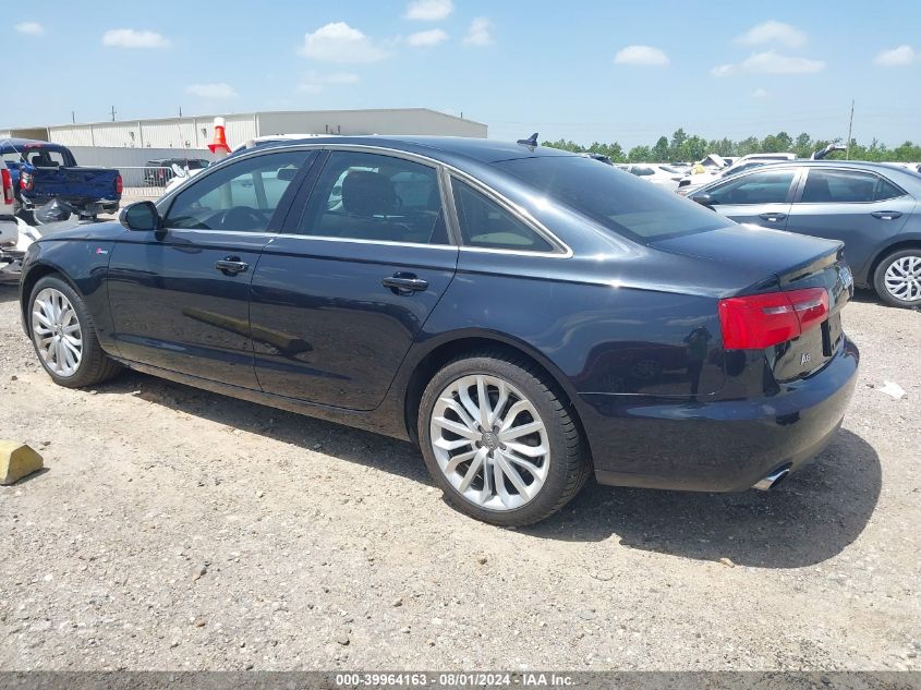 2014 Audi A6 3.0T Premium Plus VIN: WAUFGAFC4EN071125 Lot: 39964163