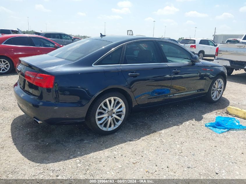 2014 Audi A6 3.0T Premium Plus VIN: WAUFGAFC4EN071125 Lot: 39964163