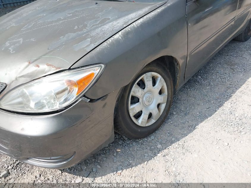 2004 Toyota Camry Le/Se/Std/Xle VIN: 4T1BE32K24U879604 Lot: 39964175