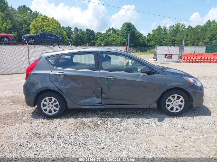 2013 Hyundai Accent Gs VIN: KMHCT5AE6DU071466 Lot: 39964177