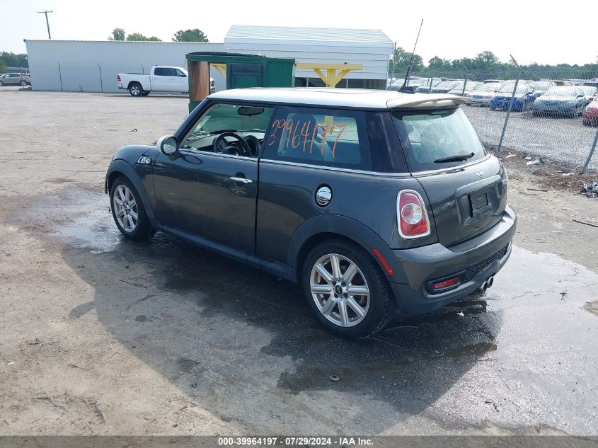 2013 Mini Hardtop Cooper S VIN: WMWSV3C51DT395536 Lot: 39964197