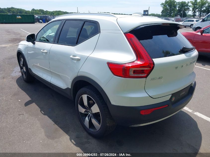 2021 Volvo Xc40 T5 Momentum VIN: YV4162UKXM2492313 Lot: 39964253