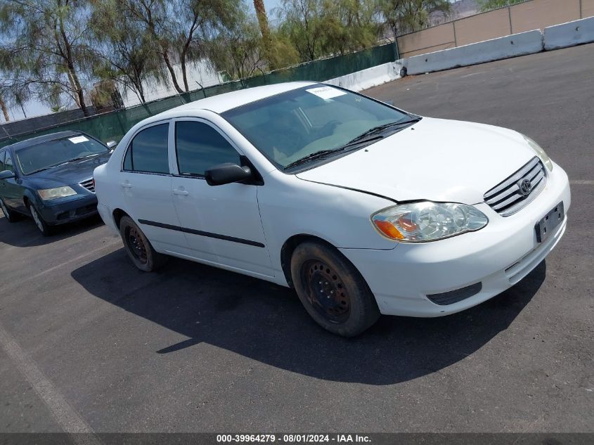 2003 Toyota Corolla Ce VIN: 1NXBR32E63Z060351 Lot: 39964279