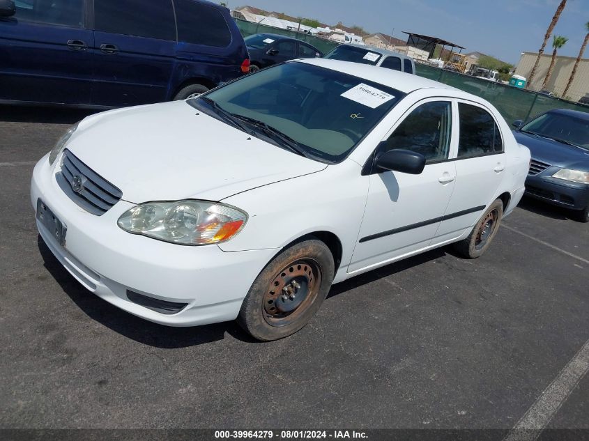 2003 Toyota Corolla Ce VIN: 1NXBR32E63Z060351 Lot: 39964279