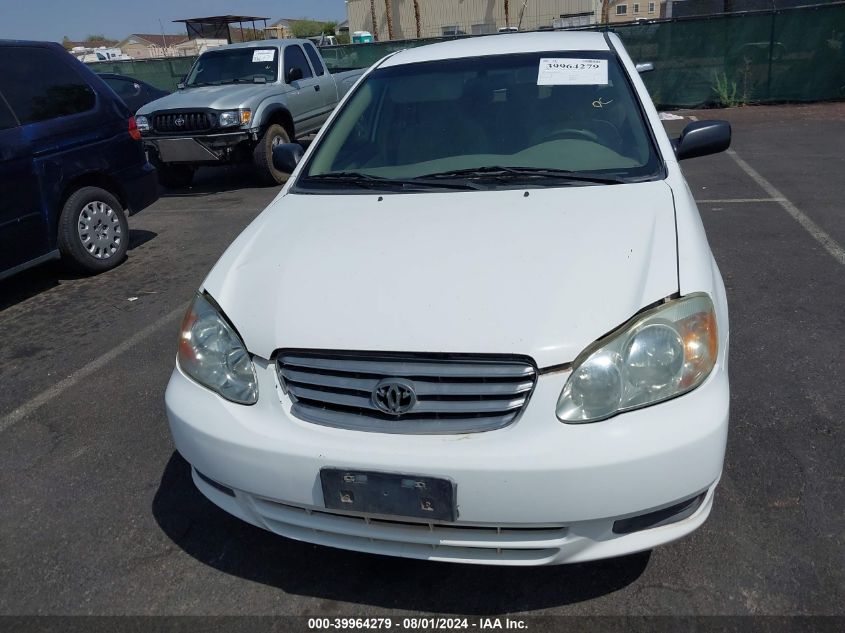 2003 Toyota Corolla Ce VIN: 1NXBR32E63Z060351 Lot: 39964279