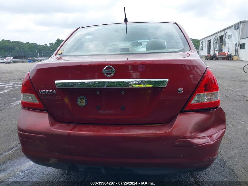 2007 Nissan Versa 1.8S VIN: 3N1BC11EX7L424172 Lot: 39964297
