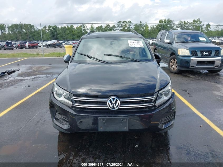 2015 Volkswagen Tiguan S VIN: WVGBV7AX5FW586372 Lot: 39964317